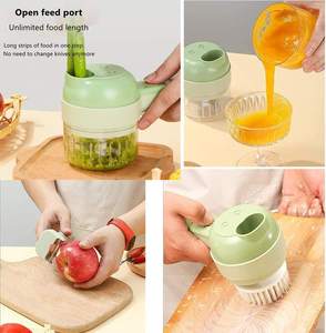 OEM 3rd Generation <strong>4</strong> in <strong>1</strong> Portable Vegetable <strong>Cutter</strong> Set Multifunction Vegetable Chopper Handheld Vegetable <strong>Cutter</strong>