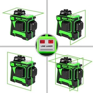 Wuki流行建筑工具旋转矫直机12线3D Nivel激光360绿色自流平