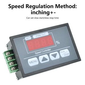 DC 6-60V 12V 24V 36V 48V 30A DC Motor Controller Langsamer Start Soft Stop PWM Digital anzeige Encoder Regler mit einstellbarer Geschwindigkeit - Product Image 2