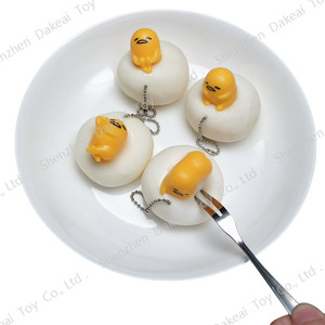 जापानी एनिमैटोनिक मॉडल कावाई स्ट्रेची खिलौना निचोड़ खाद्य स्क्वीशी मिनीचर डॉल प्यारा कीचेन गुडामा खिलौने - Product Image 4