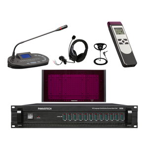 Panvotech Multi <strong>Languages</strong> Infrared Translation Equipment Simultaneous Interpretation Device <strong>Language</strong> Distribution Conference - Product Image 1