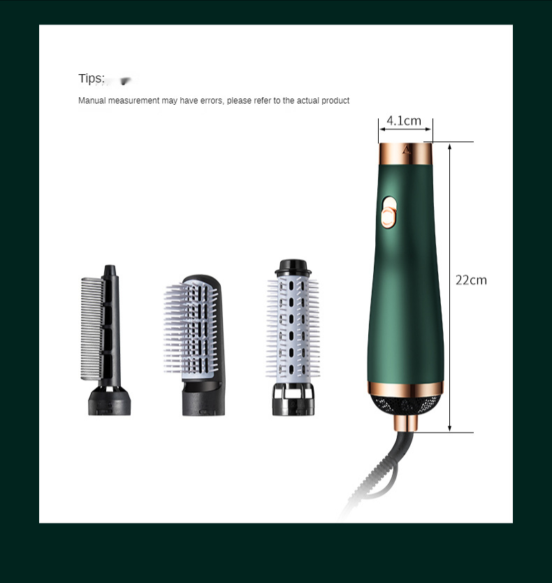 2020 New Arrival Blow Hair Straightener Curler Comb One Step Hair Dryer For Beauty Salon Household