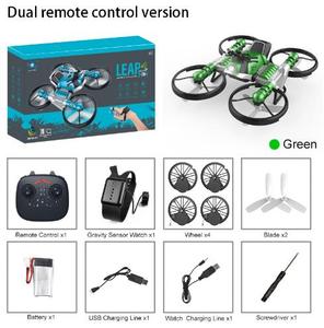 Drop Shipping <strong>2</strong> in 1 Dual Remote <strong>Control</strong> <strong>Drone</strong> Quad Copter Folding Motorcycle Deformation Toy NO WIFI - Product Image 5