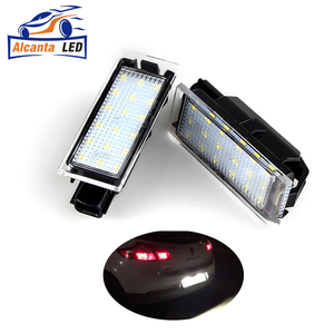 Canbus Car <strong>LED</strong> Number License Plate Light for Renault Megane 3 <strong>Clio</strong> Laguna Megane 2 Twingo 3 Master Vel Satis - Product Image 1