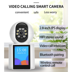 Icsee Videollamadas en línea Smart 2,8 pulgadas Monitor de bebé Cámara Soporte Detección humana 3MP Wifi PT Domo cámara IP - Product Image 5