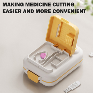 Xách tay đa chức năng <span class=keywords><strong>Pill</strong></span> lưu trữ trường hợp thế hệ mới y học Cutter <span class=keywords><strong>Dispenser</strong></span> thuận tiện nghiền Splitter thuốc - Product Image 2