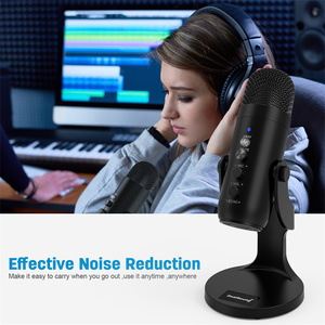 <strong>USB</strong> condenser microphone <strong>computer</strong> with headphone output volume <strong>control</strong> mobile <strong>game</strong>, plug-and-play gamer microphone for PS4 PS5 - Product Image 2