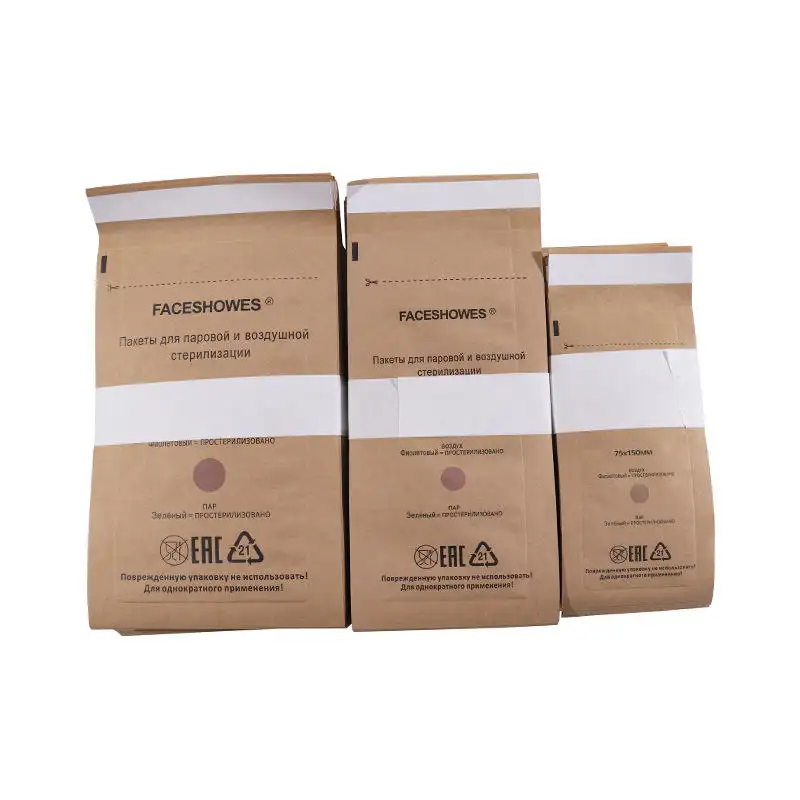 Disposable autoclave sterilizer paper bags Dry Sterilizer Packaging Disinfection Tool for Nail Beauty Salon Tools