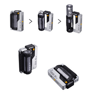 最新5000毫安时可拆卸双USB C端口电源组25w快速充电可更换锂离子电池组22.5w输出功率 - Product Image 5