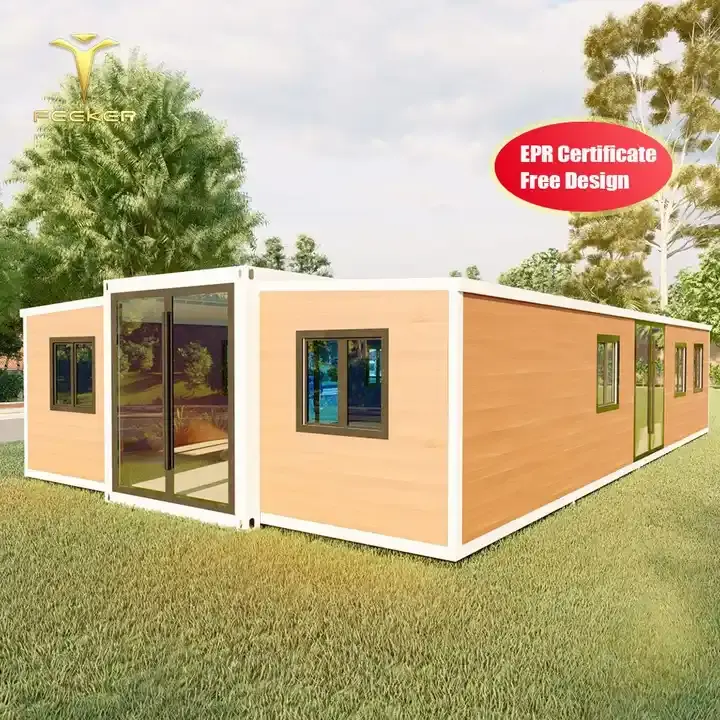 30ft 20ft 40ft Uitbreidbare Container Huis Badkamer En Keuken Vervaardigd Huis Uitbreiding Container Huis Luxe Geprefabriceerd