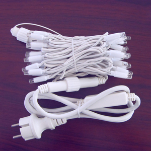 Fio de <span class=keywords><strong>led</strong></span> branco para luzes de natal, varal <span class=keywords><strong>led</strong></span> para áreas externas, para árvore de natal