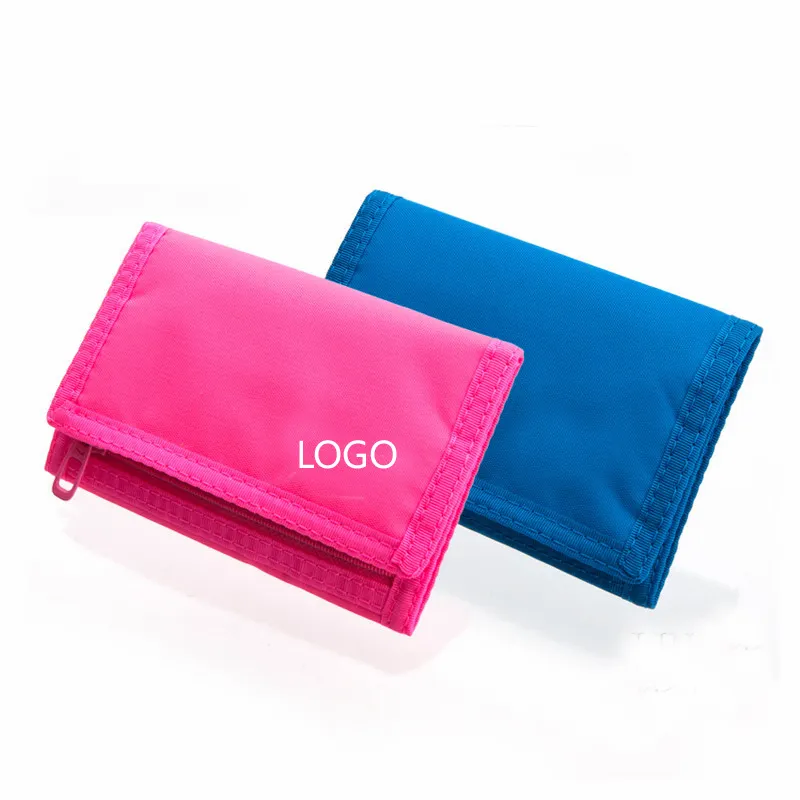Viele Farben Trifold Wallet für Jungen Kinder Custom ize Made Kids Money Bag Geldbörse