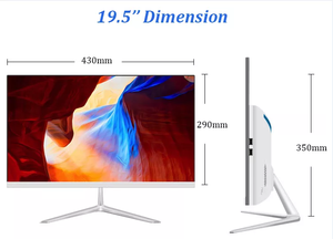 คอมพิวเตอร์ตั้งโต๊ะแบบ all-in-One ขนาด23.8นิ้ว PC แบบ all-in-one i3 i5 i7 SSD 4K เดสก์ท็อปพีซี All In-One - Product Image 5