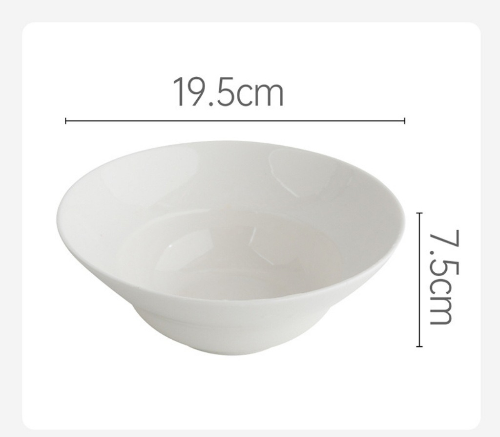Bol blanc 7,75"