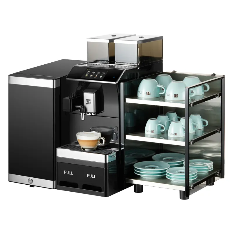 Groothandel One Touch Smart Espresso Koffiezetapparaat Levert Vergaderzaal Thee Business Wegwerp Automatische Koffiemachine