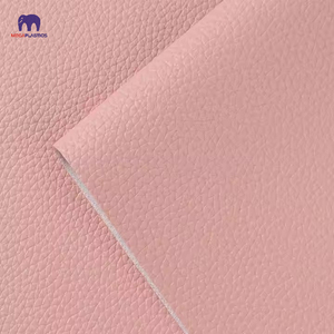 Cuero sintético de patrón de lichi de PVC resistente al desgaste impermeable de alta calidad de 1,0mm para bolsos y sofás - Product Image 4