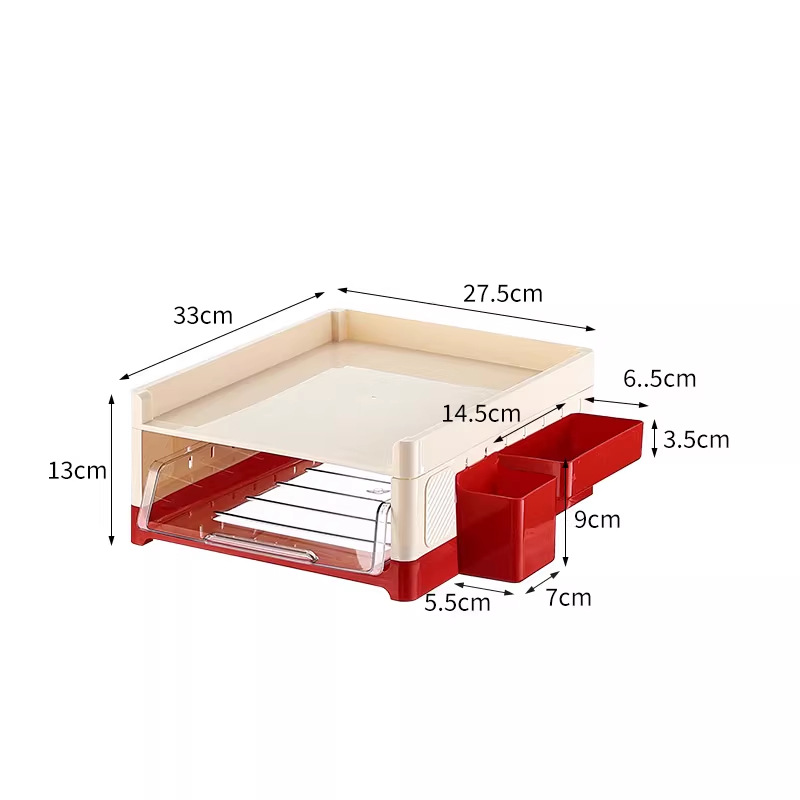 Creamy, two layers of apple red