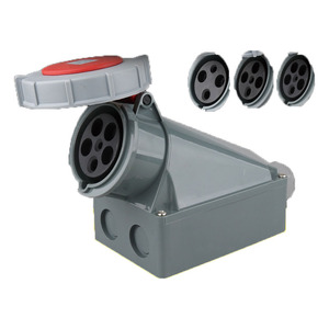Surface Mounted <strong>Socket</strong> ZZ1442 3P+E 380V 125A IP67 Industrial Plug <strong>Socket</strong> - Product Image 6