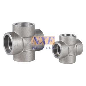 NXF ASTM B127 MONEL <strong>400</strong> Alloy/UNS N04400 DN15-1200 Class 150-2500 Nickel Alloy <strong>400</strong> Sw Fitting Forging Socket Welding <strong>Cross</strong> - Product Image 1