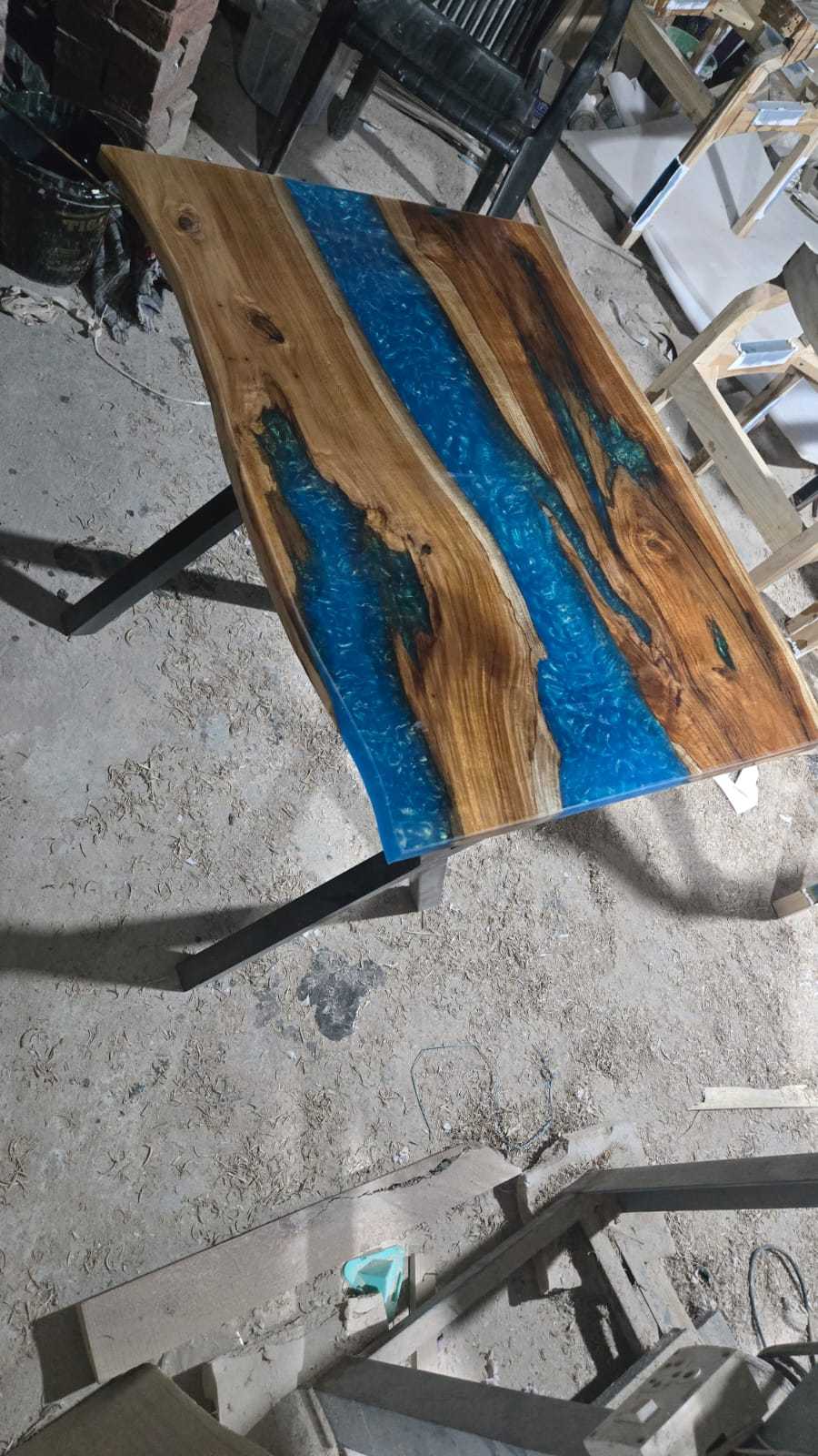 Blue & Brown