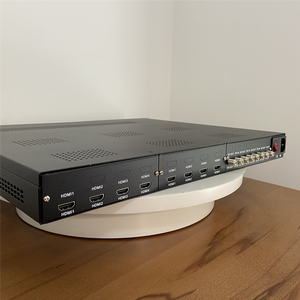 Modulador de TV digital entradas múltiples Sintonizador Hd-mi y FTA a QAM DVBT ISDBT RF Modulador