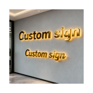 Nhà Sản xuất nhà máy tùy chỉnh kinh doanh Logo 3D kim loại <span class=keywords><strong>LED</strong></span> chữ ký kim loại <span class=keywords><strong>LED</strong></span> chiếu sáng dấu hiệu dẫn đăng ký Hội Đồng Quản trị cho quảng cáo - Product Image 5