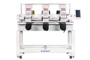New!! Computerized Embroidery Machine Highspeed Quilting Perforations 3 Head Embroidery Machine for Cap - Product Image 5