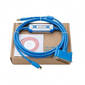 PLCプログラミングケーブルFX/AシリーズユニバーサルPLCプログラミングデータケーブルUSB-SC09 + - Product Image 1