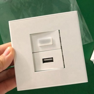 USB Faceplate HD MI ซ็อกเก็ตแผ่นผนังที่มีฟังก์ชั่นโมดูลซ็อกเก็ตหญิงกับหญิงเชื่อมต่อ - Product Image 2