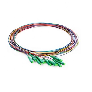 Coleta SC UPC de 12 fibras sin camisa en OFNR codificado por colores de 0,9mm para redes WiFi POE 4G 3G GSM TCP GPRS SDK