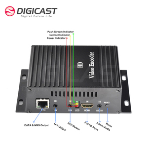 DMB-8900A Premium h265 45/60pfs ProVideoストリーミングエンコーダーIPTV H DMI 2 * AV 3.5mm CVBS to TS over IPエンコーダー (マルチプロトコル付き) - Product Image 5