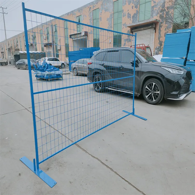 Vendita calda 6 piedi x 10 piedi costruzione usata all'aperto personalizzato Canada pannello di recinzione temporanea