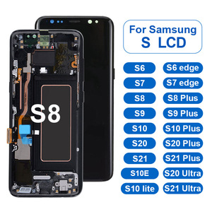 Originale per Samsung S8 Plus sostituzione dello schermo LCD utilizzato Display Touch Screen per Samsung S6 S7 S9 S20 Plus S20 Ultra Mobile Pho - Product Image 5
