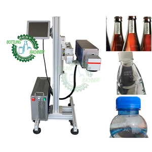 20W 30W 50W Laser CO2 Flugzeit Nummer Buchstabe Verfalls datum Codier maschine für PET Kunststoff Glas Wasser flasche Fass