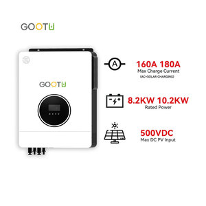 Gootu Pantalla LCD 90-450Vdc Inversor de Entrada Pv Incorporado 160A Mppt 48V 10Kva Inversor Solar - Product Image 1