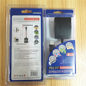 Controlador Adaptador convertidor para Sony PS1 PS2 a PC USB 2,0 controlador con cable