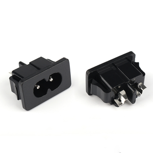 LZ-8-8F IEC電源ソケットC8コネクタスイッチマザーボードソケットIec 320 C8 - Product Image 1