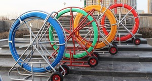 Customized Fiber Optic Python Rod Cable Puller Fiberglass FRP GRP Duct Rodder