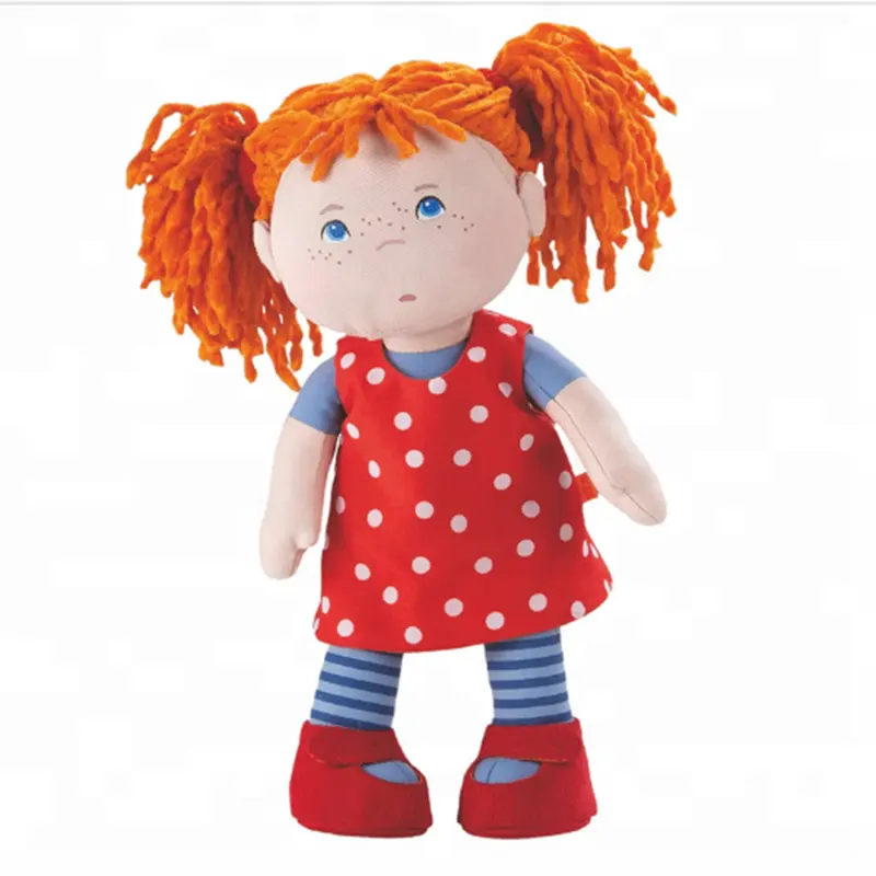 Amostra grátis fabricante de brinquedos de pelúcia, boneca de desenho animado bonito para meninas