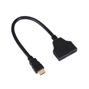 <strong>1</strong> in <strong>2</strong> Out Male to Dual <strong>2</strong> Female Splitter Cable <strong>Switch</strong> Converter Adapter 30cm for HD LED LCD TV - Product Image 4