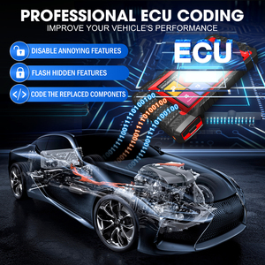 米国EU倉庫Kingbolen K7自動車フルシステム診断ツール36 + リセット機能キープログラマーObd 2スキャナー車PK D7 - Product Image 6