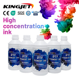 高浓度油墨1000毫升cmyk和I3200 4720打印头DTF PET薄膜打印机颜料油墨白色油墨 - Product Image 1