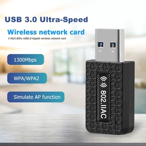 <strong>5Ghz</strong> USB Wifi Adapter 1300Mbps <strong>Wi</strong>-<strong>fi</strong> Adapter <strong>Wi</strong> <strong>Fi</strong> Dongle Wifi USB 3.0 Ethernet Antenna Receiver Network Card WiFi Module for PC - Product Image 4