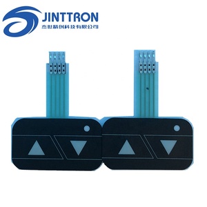 Custom Made 2 Key Waterproofing <strong>Embossed</strong> Membrane <strong>Switch</strong> Keypad <strong>Keyboard</strong> - Product Image 2