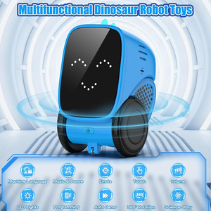 Interaktives intelligentes Roboters pielzeug für Kinder Auto-Demonstration LED Emoticons Story Programmierung Fernbedienung für Jungen Mädchen im Alter von 3-5 Jahren