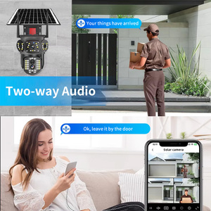 WERYSAFE-Cámara de vigilancia móvil para exteriores V380, cámara inteligente con control remoto, reflector de seguridad, sensor Cctv Ip Solar Ptz 4G - Product Image 3
