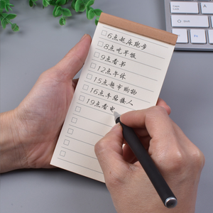 定制小尺寸廉价散装空白记事本撕开写字板口袋记事本 - Product Image 2