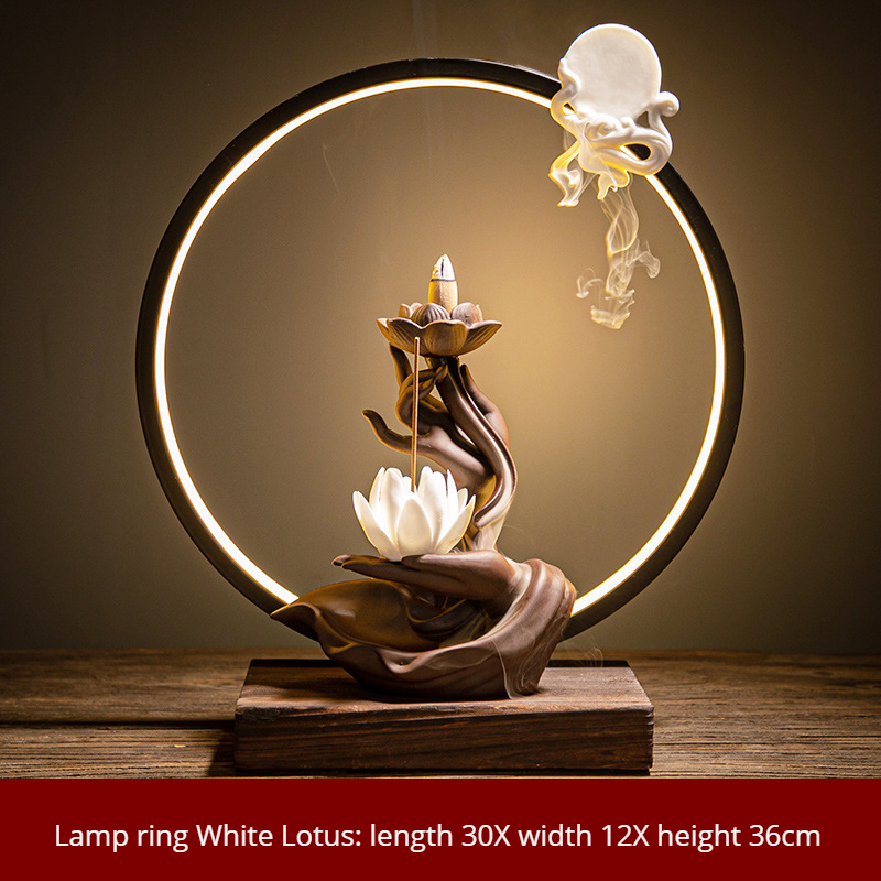 LED Bouddha main Lotus Heart2