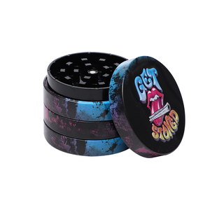Custom Easy to Use <strong>Different</strong> Designs Available Herb <strong>Grinder</strong> 65mm Tin <strong>Grinder</strong> With Embossed Logo - Product Image 1