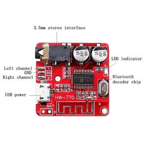 BluetoothデコードボードMP3ロスレスカースピーカーアンプ修正Bluetooth 4.1回路基板XY-BT-Mini 5V電源 - Product Image 3